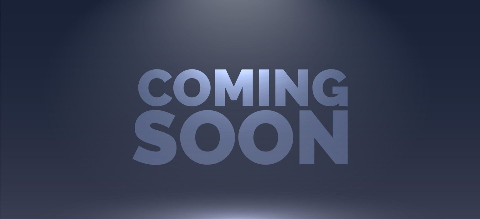 coming soon background with focus light effect